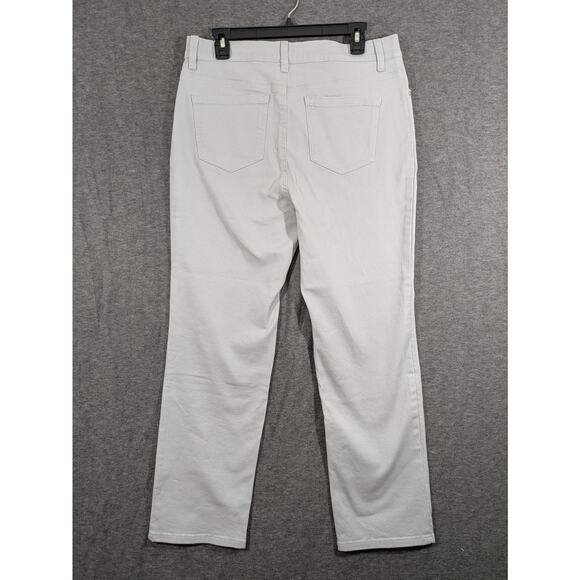 Gloria Vanderbilt Amanda Tapered Leg Light Blue Jeans Womens Size 12 Petite - Picture 2 of 9